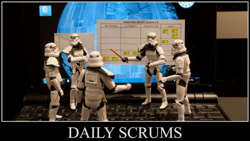 Scrumtroopers at work