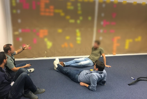 Une photo montrant des Scrum Masters au travail